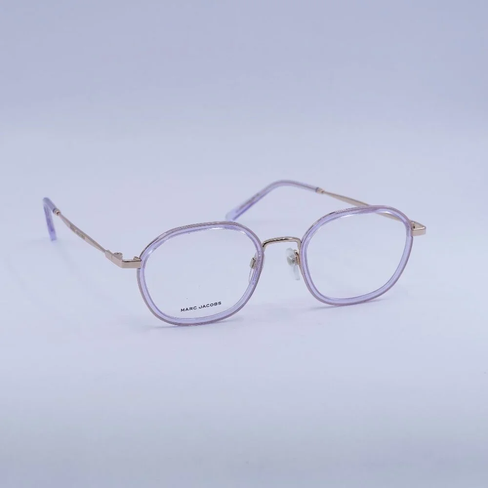 Marc Jacobs MARC 702/G 0789 00 Eyeglasses - Lilac/Gold Frame 49mm
